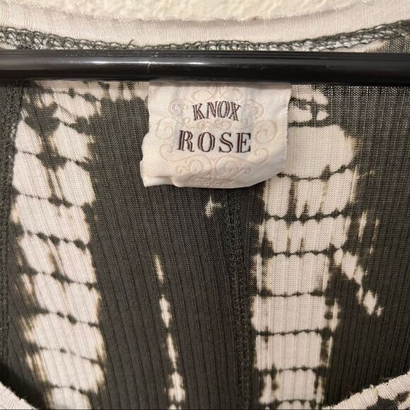 Knox Rose Long Sleeve Boho Tee Size Large - Picture 5 of 6